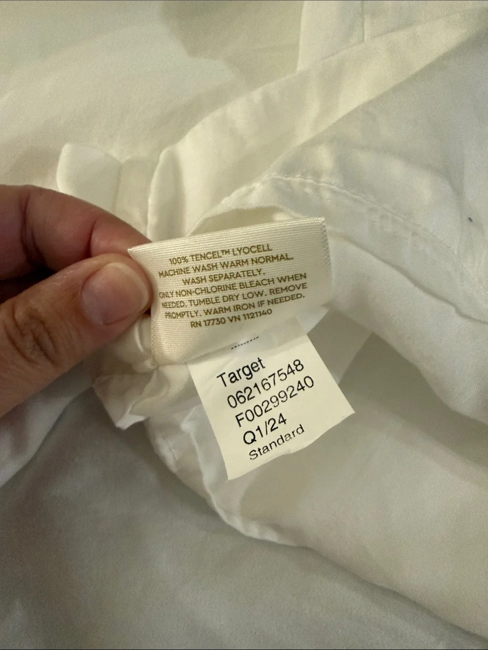 Threshold White Pillow Protector Set - Soft Lightweight Covers